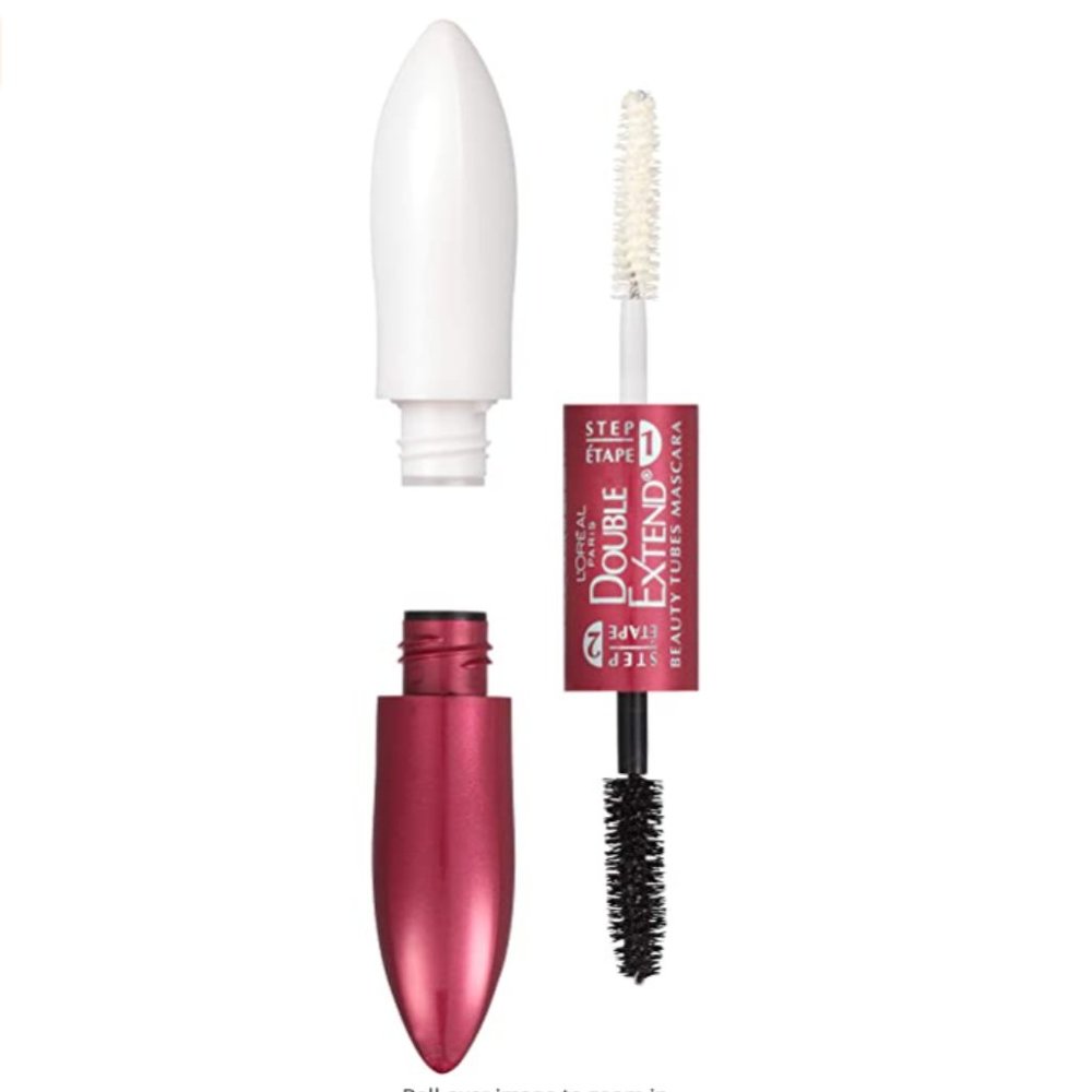 L'Oreal Paris Makeup Double Extend Beauty Tubes Lengthening 2 Step Mascara🤩🤩🤩